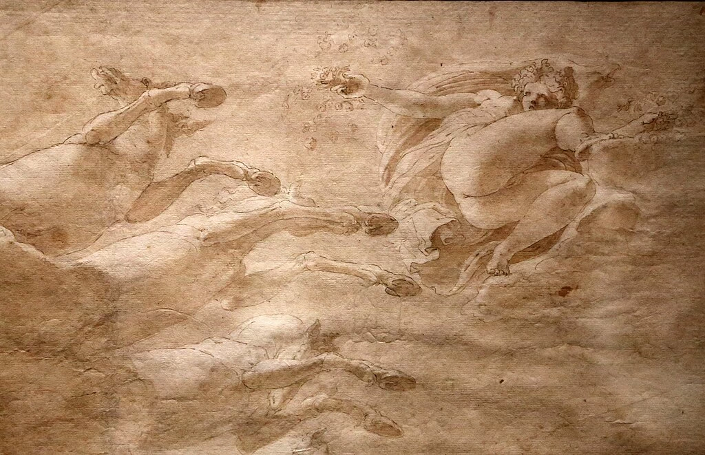 190-il carro del sole preceduto dall'aurora - dettaglio